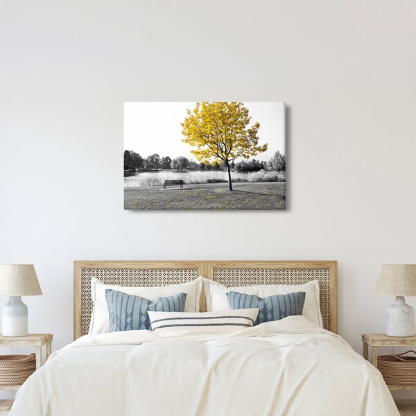 Kép - Pihenés a parkban (90x60 cm)