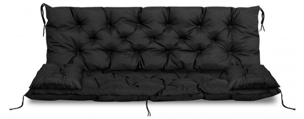 JAKS Vízálló párna fekete Méret: 150 x 60 x 50 cm