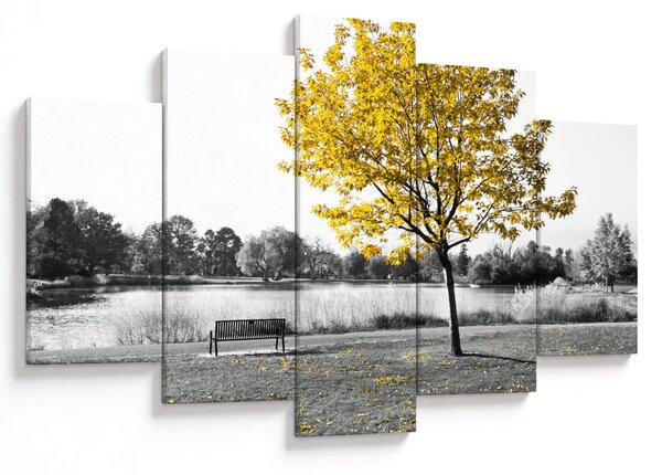 Kép - Pihenés a parkban (150x105 cm)
