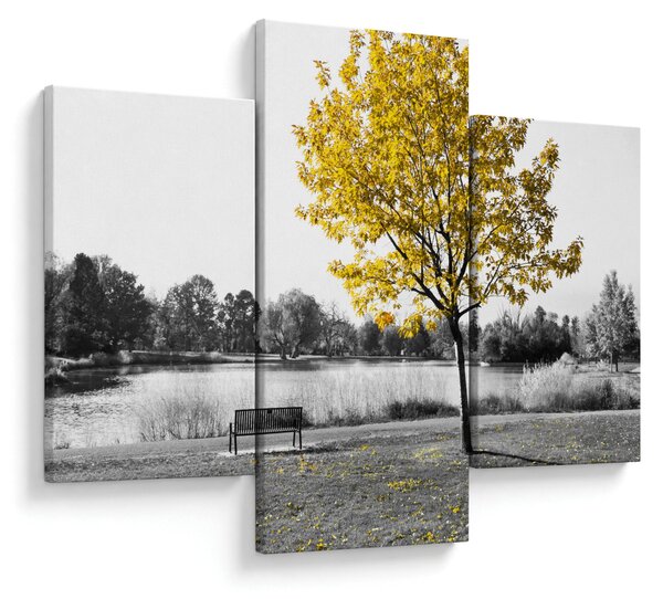 Kép - Pihenés a parkban (90x60 cm)