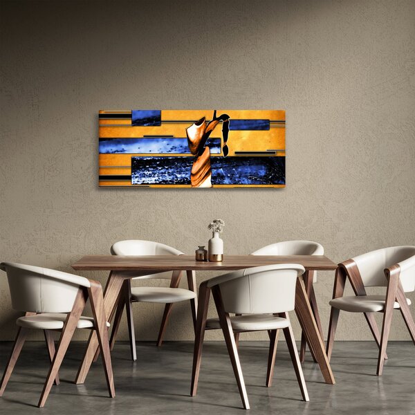 Egy absztrakt festmény képe (120x50 cm)