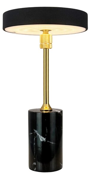 Asztali lámpa Dyberg Larsen, Starlight, dimmable, Fekete, Nappali, Fém, Dizájn