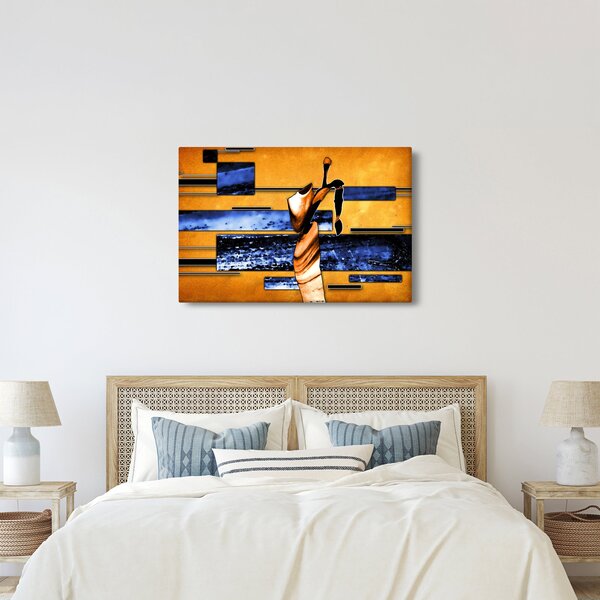 Egy absztrakt festmény képe (90x60 cm)