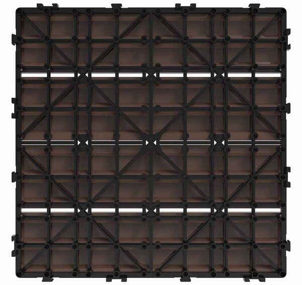 WPC csempe LEGI BASE 30 x 30 cm, csokoládé
