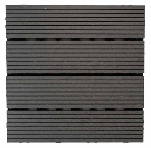 WPC csempe LEGI BASE 30 x 30 cm, antracit