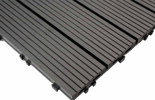 WPC csempe LEGI BASE 30 x 30 cm, antracit