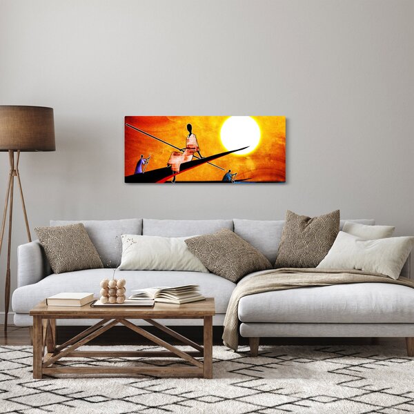 Egy korabeli ősi festmény képe (120x50 cm)