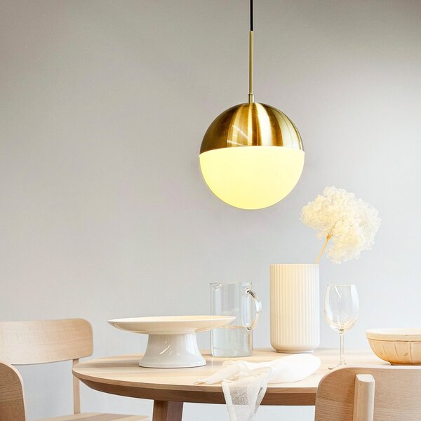 Függőlámpa Dyberg Larsen, Nova D25, dimmable, Arany / Sárgaréz, Nappali, Fém, Skandináv