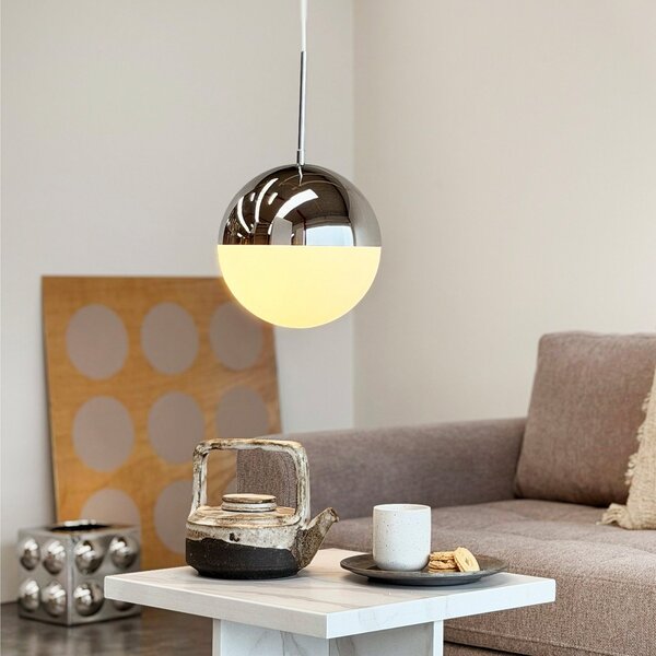 Függőlámpa Dyberg Larsen, Nova D25, dimmable, Fémes, Nappali, Fém, Skandináv