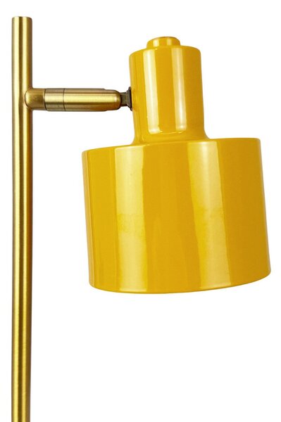 Asztali lámpa Dyberg Larsen, Ocean Mini, dimmable, Sárga, Nappali, Fém, Skandináv