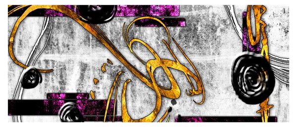 Az absztrakció képe (120x50 cm)
