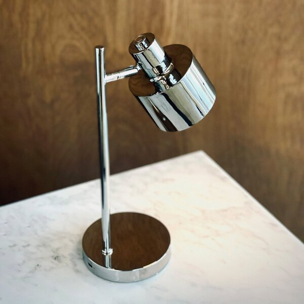 Asztali lámpa Dyberg Larsen, Ocean, dimmable, Fémes, Nappali, Fém, Skandináv