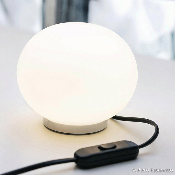 Asztali lámpa FLOS, GLO-BALL, dimmable, Fehér, Nappali, Üveg, Dizájn