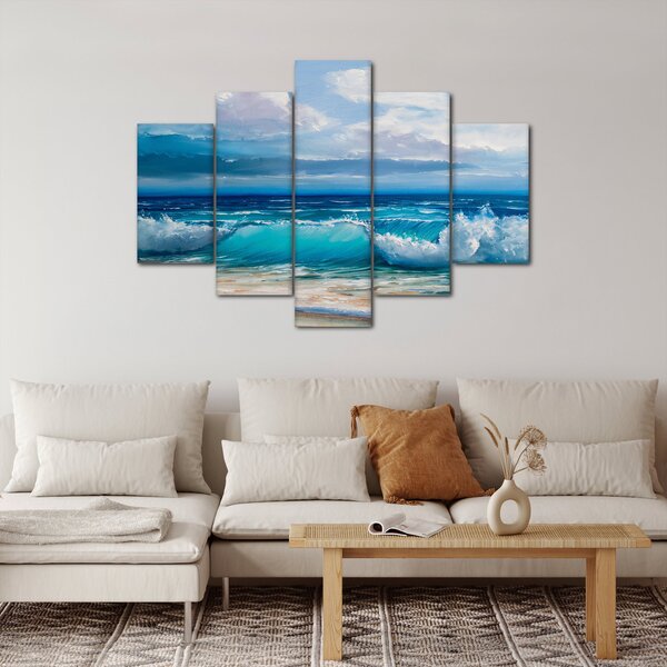 Kép - tengeri hullámok (150x105 cm)