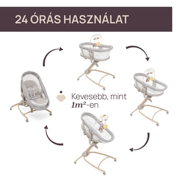 Baby Hug Armonia bölcső - asztali szék 0 - 15 kg, 0- 36 hó