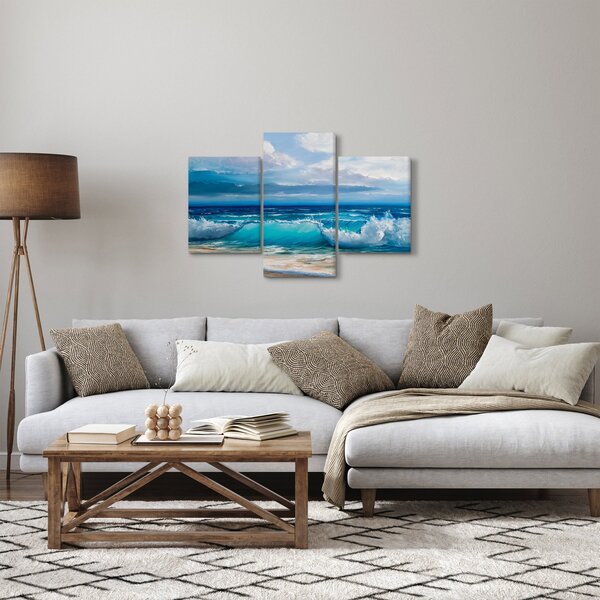 Kép - tengeri hullámok (90x60 cm)