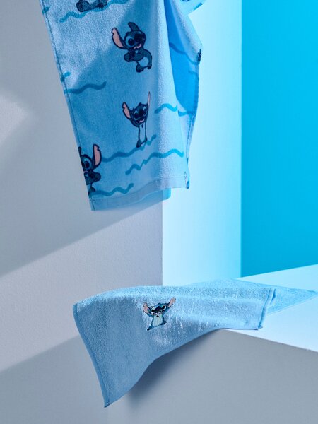 Sinsay - Pamut törölköző 2 db Stitch - világoskék