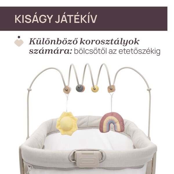 Baby Hug Armonia 4in1 bölcső-asztali szék 0 - 15 kg, 0- 36 hó