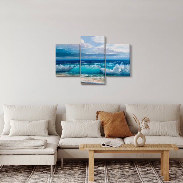 Kép - tengeri hullámok (90x60 cm)