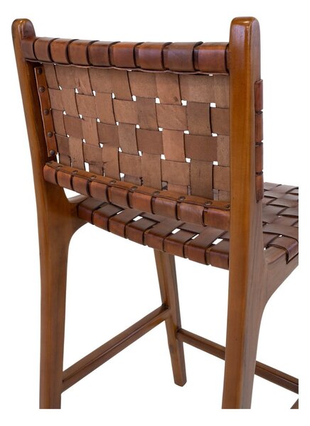 Barna teakfa bárszék 101 cm Perugia – House Nordic