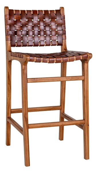 Barna teakfa bárszék 101 cm Perugia – House Nordic
