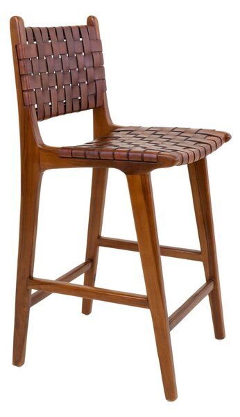 Barna teakfa bárszék 101 cm Perugia – House Nordic