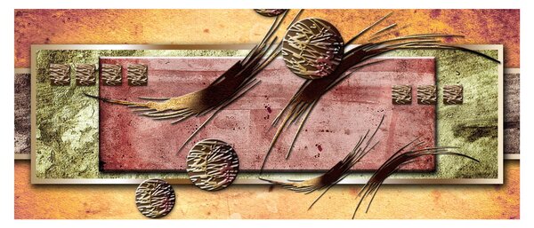 Absztrakt kép (120x50 cm)