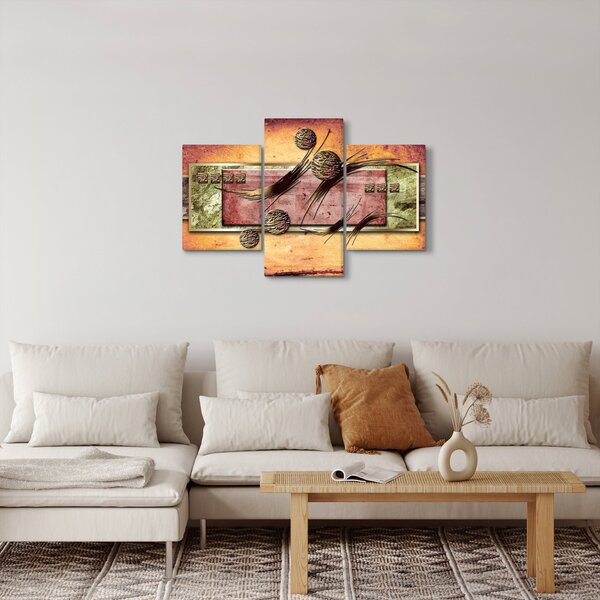 Absztrakt kép (90x60 cm)