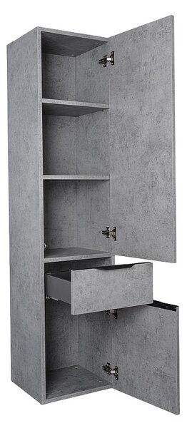 TMP VOX SZÜRKE fali fürdőszobai ÁLLÓSZEKRÉNY - 160 x 38 cm
