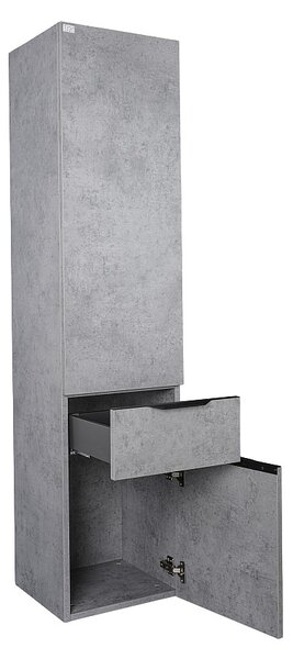 TMP VOX SZÜRKE fali fürdőszobai ÁLLÓSZEKRÉNY - 160 x 38 cm