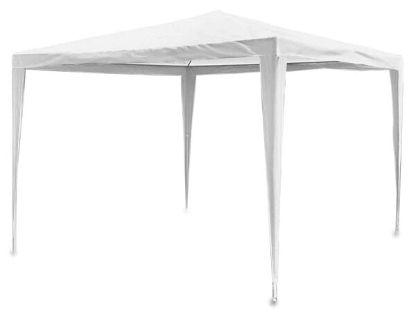 Plonos kerti Pavilon 4 oldalfallal 3x3m - Fehér
