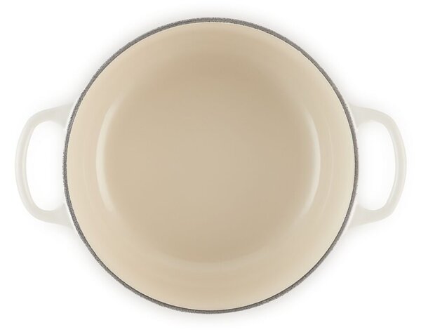 Le Creuset Signature kerek öntöttvas sütő-főzőedény, 20cm, 2,4 l, habcsók