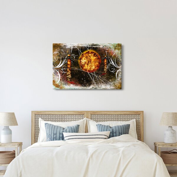 Egy őskori festmény képe (90x60 cm)