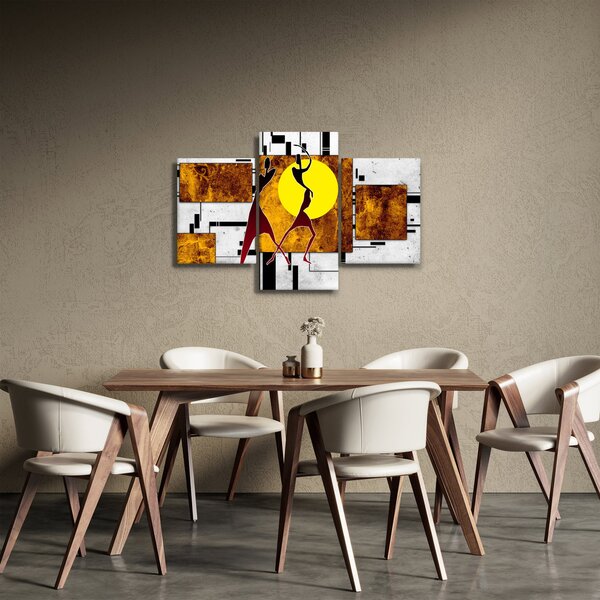 Egy őskori festmény képe (90x60 cm)