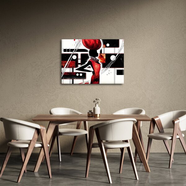Egy ősi hölgy képének festménye (70x50 cm)