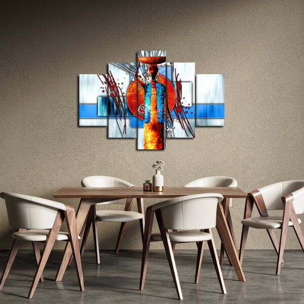 Egy ősi ember képének festménye (150x105 cm)