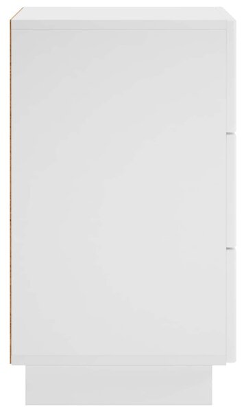 VidaXL Éjjeliszekrény 2 pcs Fehér 33,5 x 34,5 x 60 cm Szerelt Fa