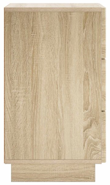 VidaXL Éjjeliszekrény 2 pcs Sonoma Tölgy 33,5 x 34,5 x 60 cm