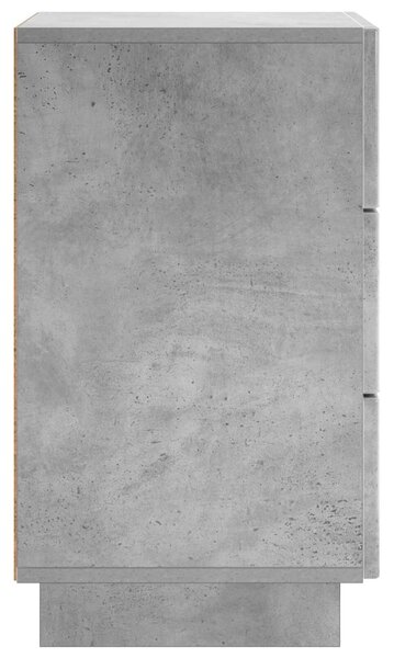VidaXL Éjjeliszekrény 2 pcs Betonszürke 33,5 x 34,5 x 60 cm Szerelt Fa