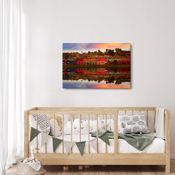 Kép - A nyári úszások helyszíne (90x60 cm)