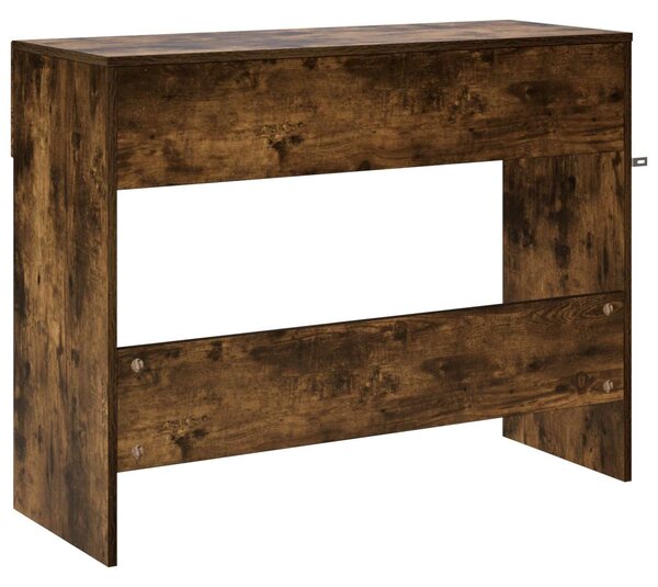VidaXL Konzolasztal Füstös Tölgy 96,5 x 38 x 75 cm Szerelt Fa