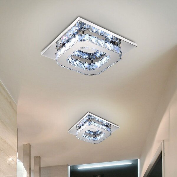 Mennyezeti LED kristály lámpa Glamour 8W APP406-C