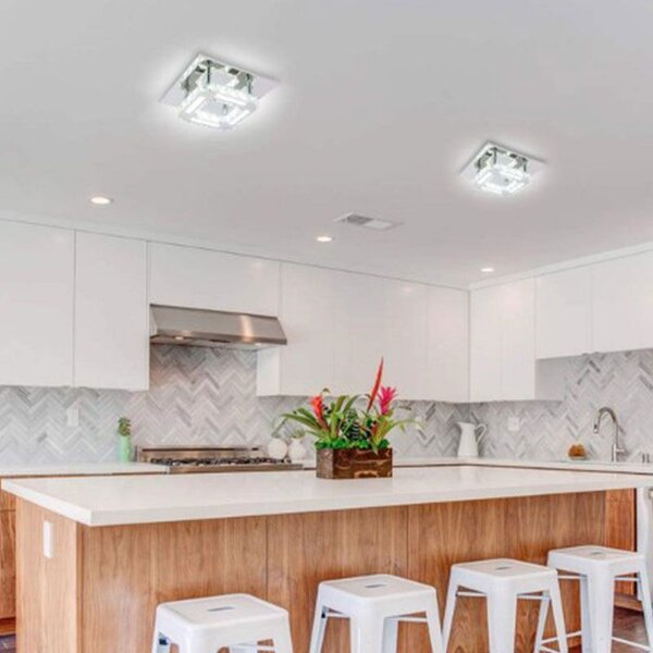 Mennyezeti LED kristály lámpa Glamour 8W APP406-C