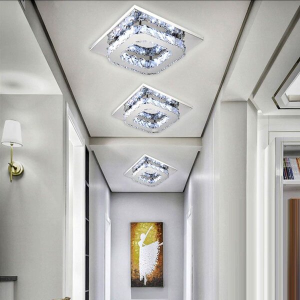 Mennyezeti LED kristály lámpa Glamour 8W APP406-C