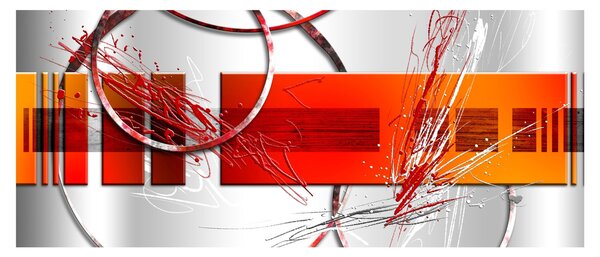 Absztrakt kép (120x50 cm)