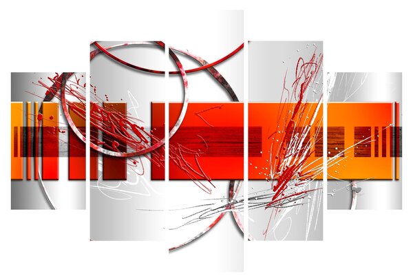 Absztrakt kép (150x105 cm)