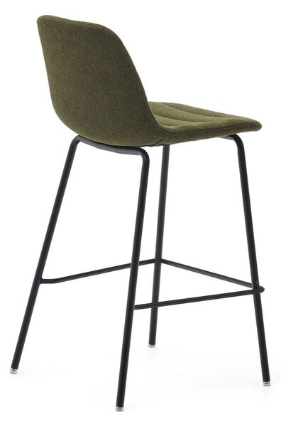 Sötétzöld bárszék szett 2 db-os 92,5 cm Zunilda – Kave Home