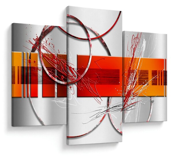 Absztrakt kép (90x60 cm)