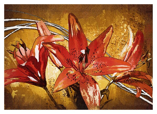 Kép a liliomvirágokról (70x50 cm)