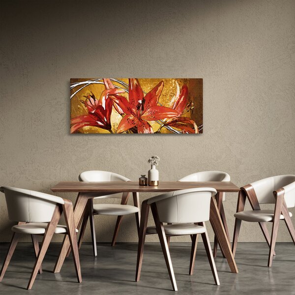 Kép a liliomvirágokról (120x50 cm)